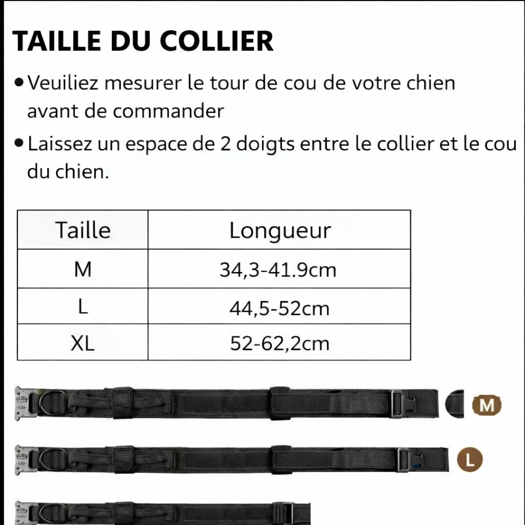 Harnais tactique ajustable pour chien – Maintien renforcé et confort quotidien