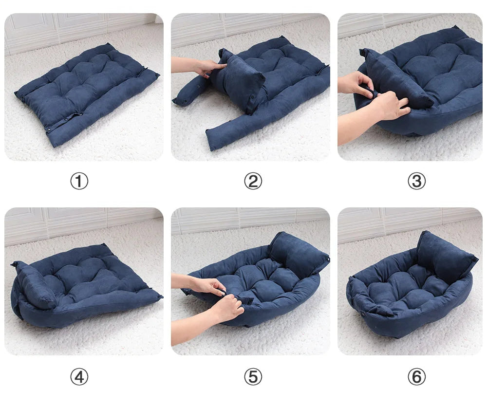 Le Cocon – Panier sofa doux et enveloppant pour chien