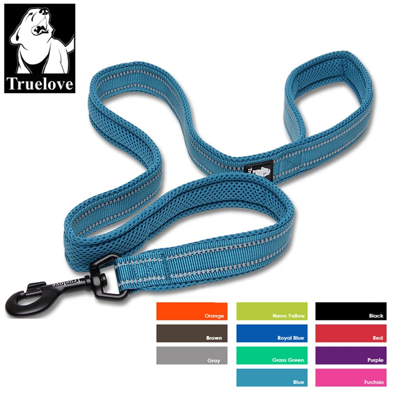 Laisse pour chien rembourrée et réfléchissante – Longueur 110 cm