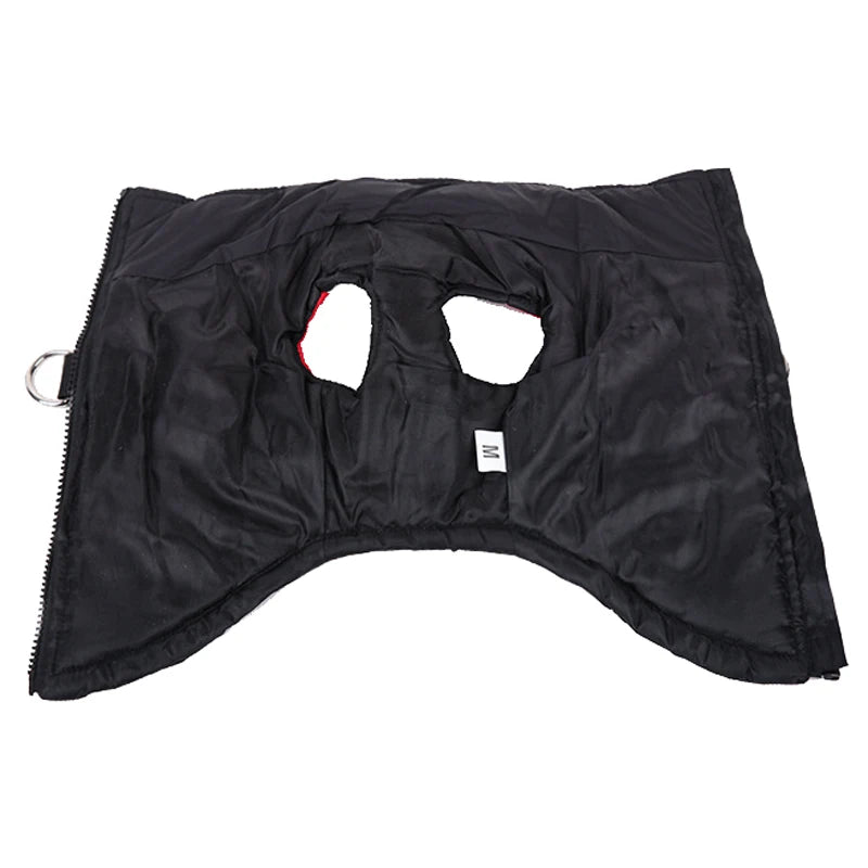 Manteau d’Hiver – Doudoune matelassée pour chien avec anneaux dorsaux