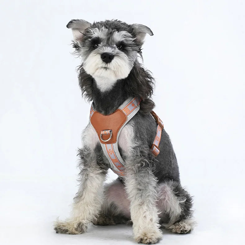 Harnais ajustable réfléchissant pour chien – Modèle gilet