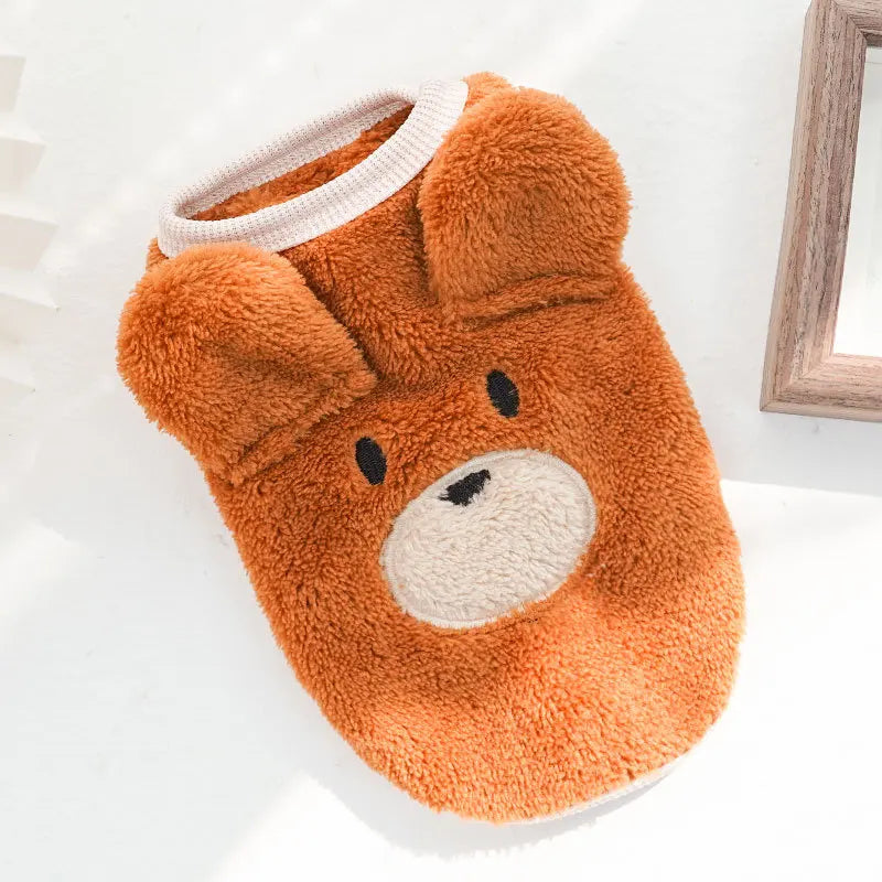 L’Élégance – Gilet doux à motif animal pour chien