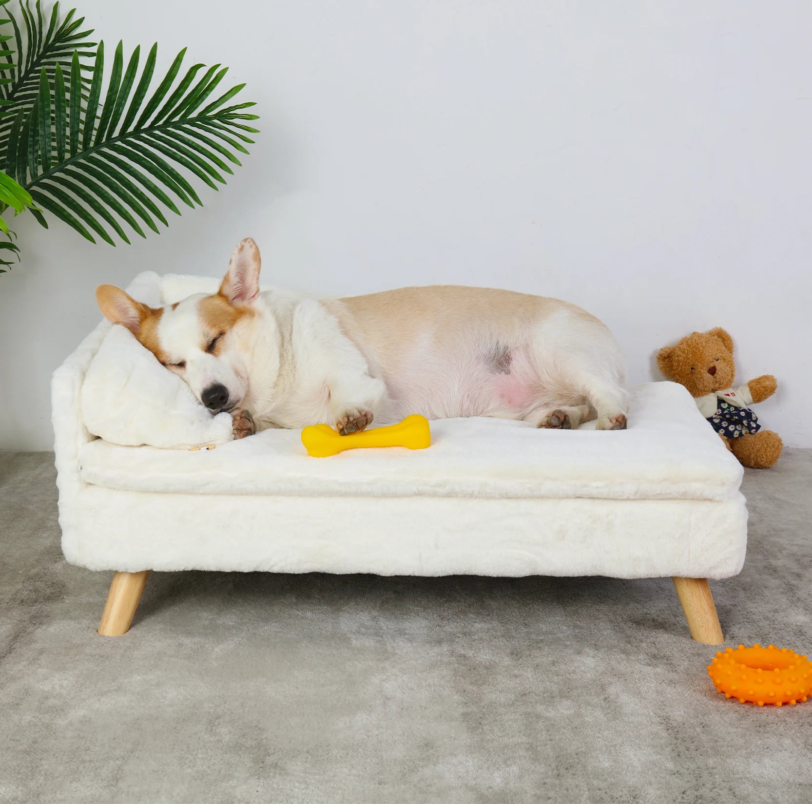 Le Repos – Canapé surélevé style nordique pour chien