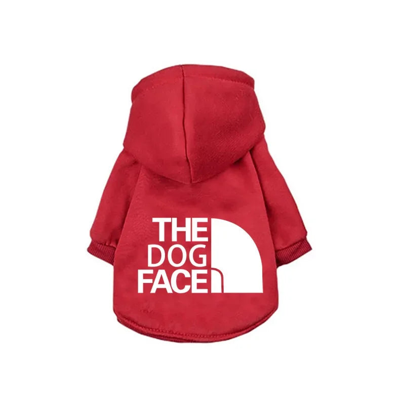 Manteau d’Hiver – Sweat à capuche chaud “Dog Face” pour chien