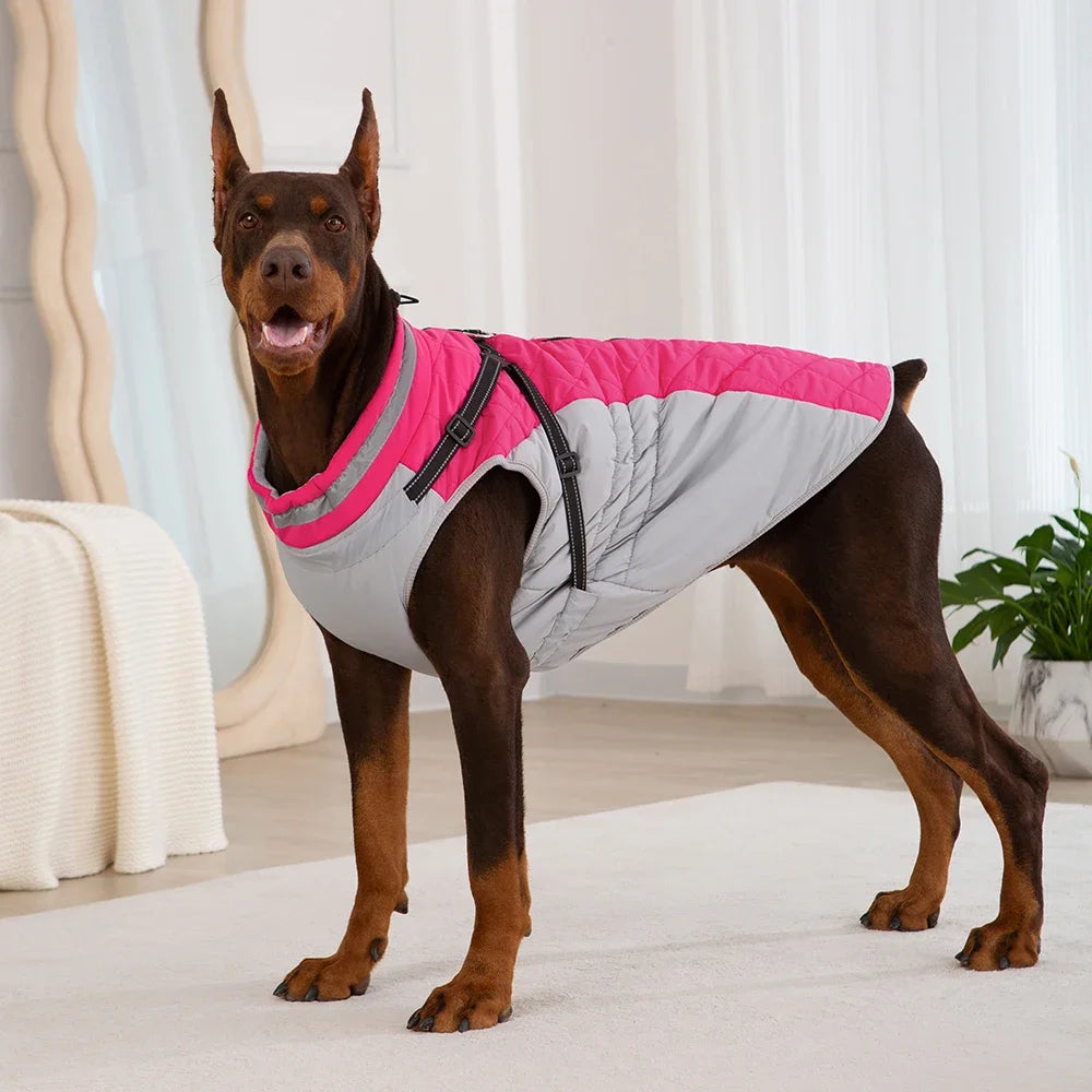 Manteau Imperméable – Manteau imperméable pour chien avec harnais intégré
