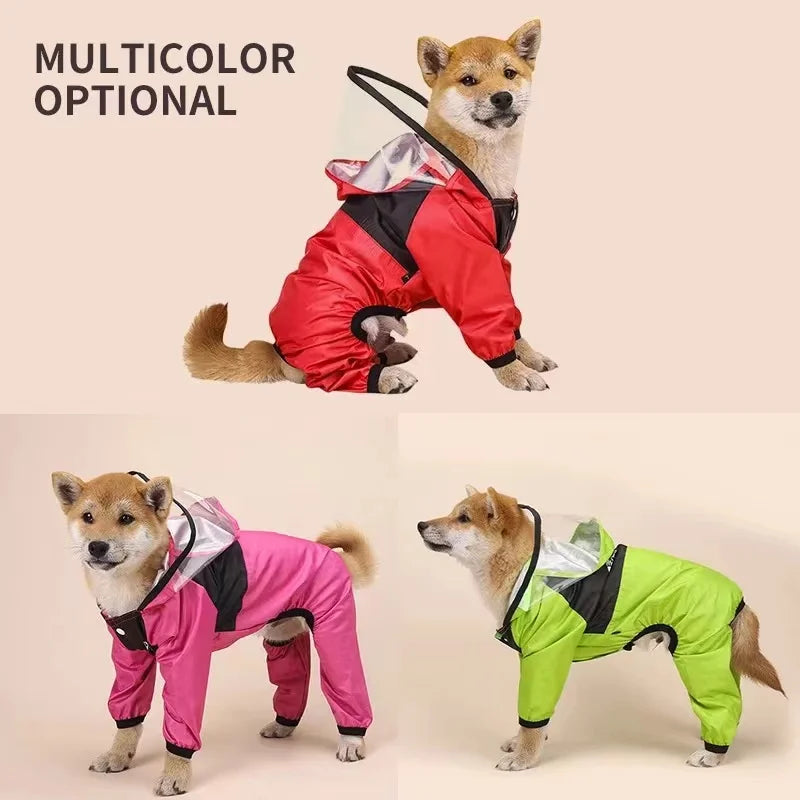 Combinaison d’Hiver – Imperméable intégral à capuche pour chien