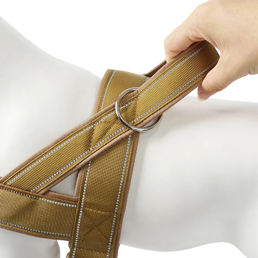 Harnais ajustable avec poignée pour chien – Modèle renforcé