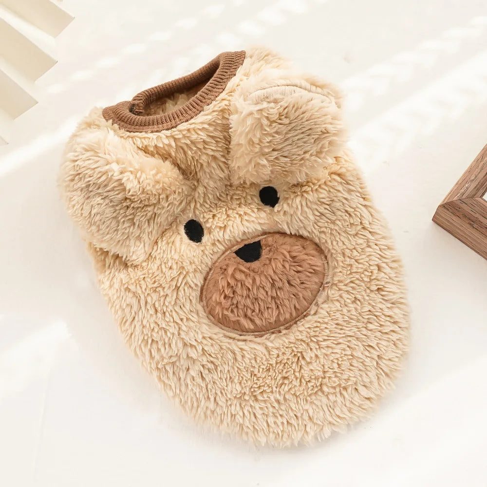 L’Élégance – Gilet doux à motif animal pour chien