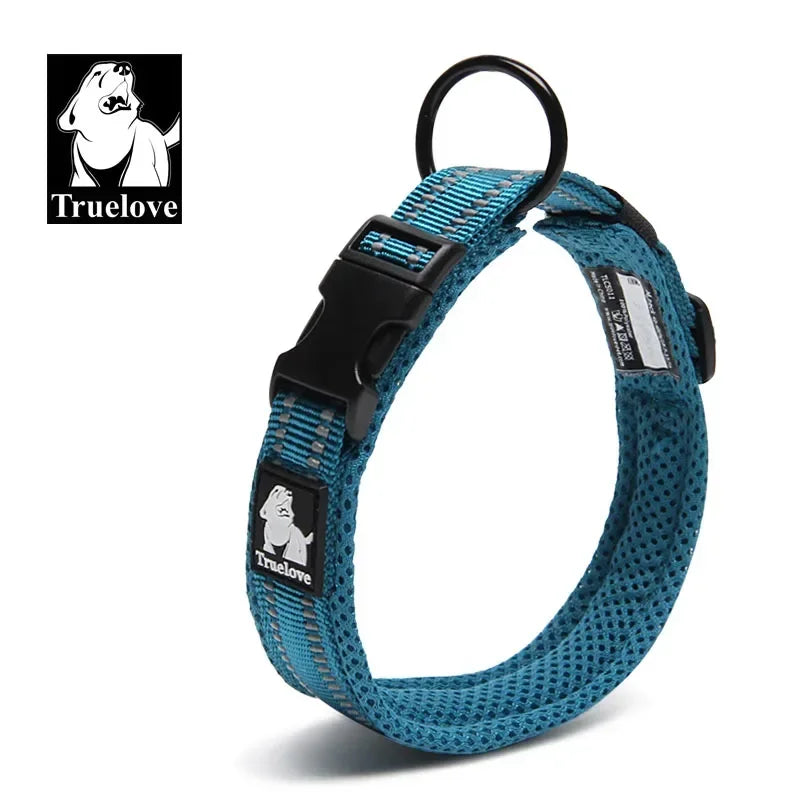 Collier pour chien rembourré et réfléchissant – Ajustable