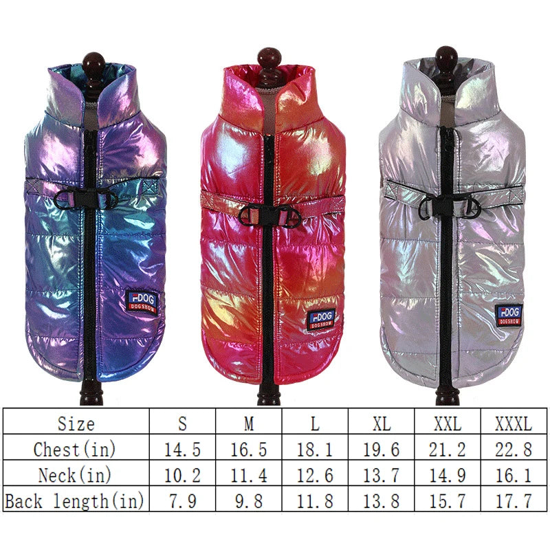 Manteau Imperméable – Gilet chaud réfléchissant pour chien