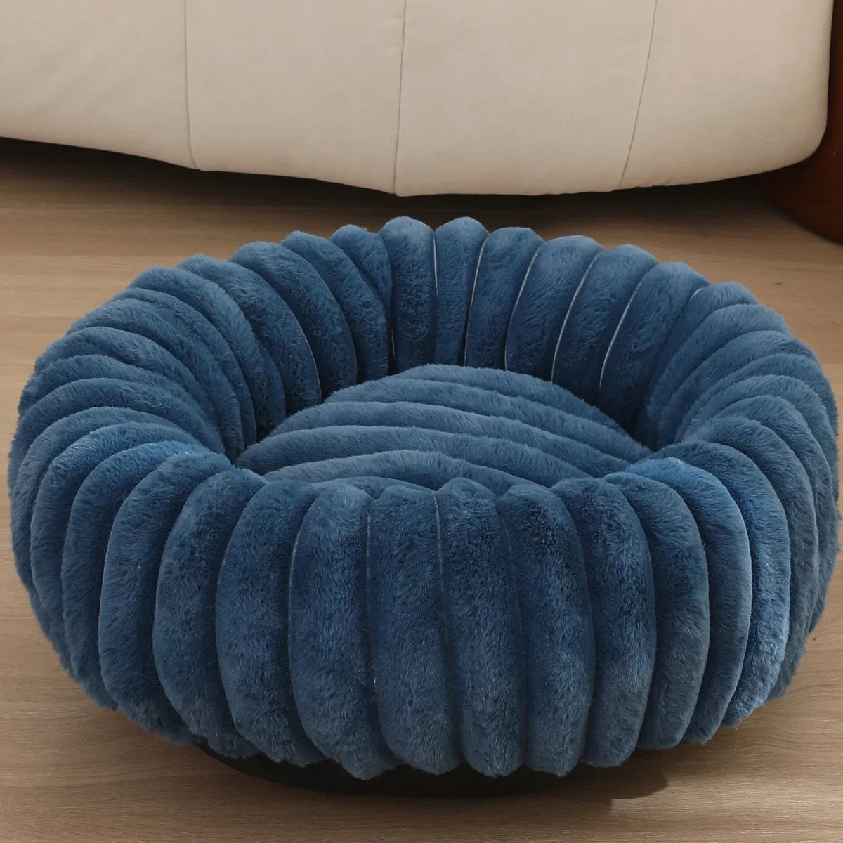 Le Cocon – Panier donut rond moelleux pour chien