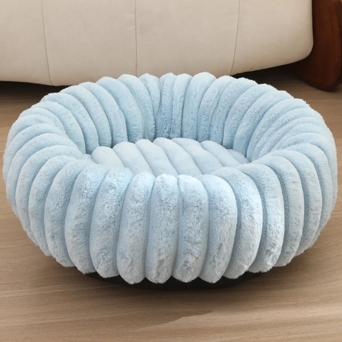 Le Cocon – Panier donut rond moelleux pour chien