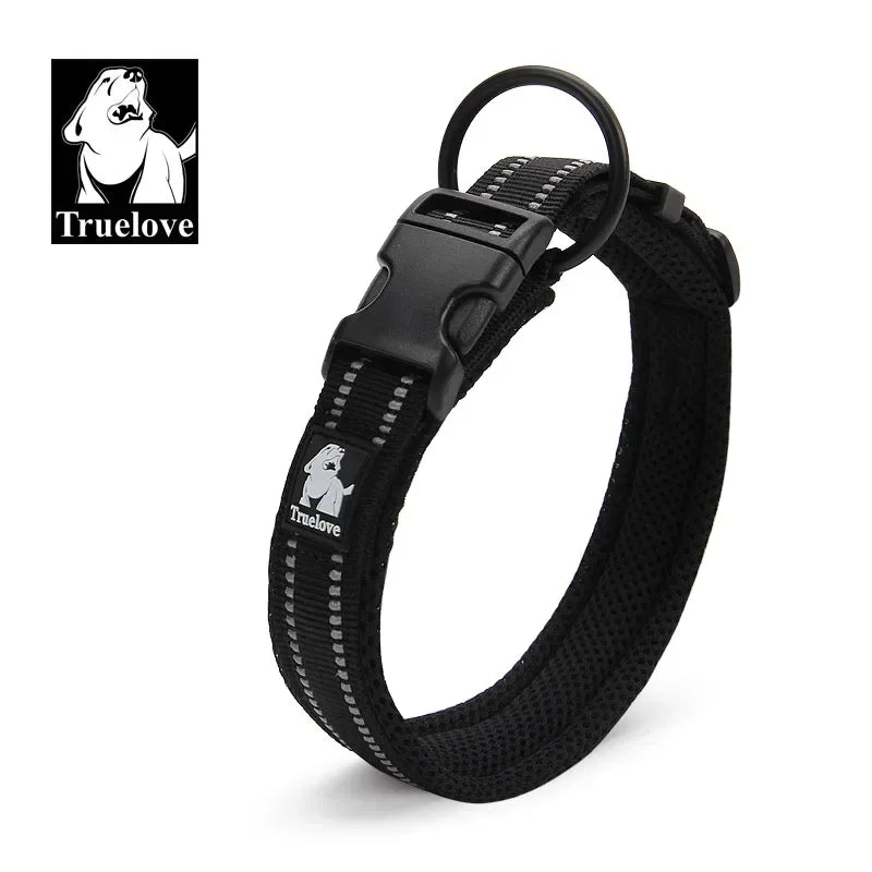 Collier pour chien rembourré et réfléchissant – Ajustable