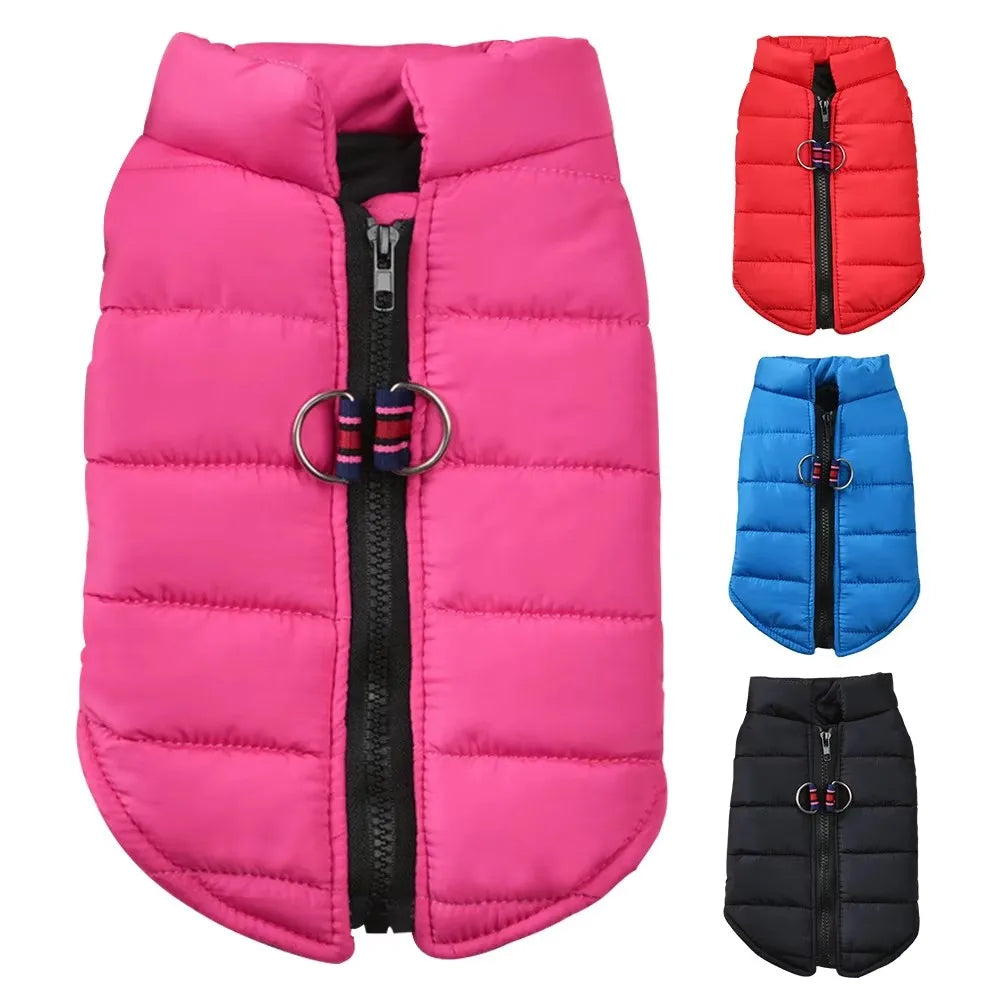 Manteau d’Hiver – Gilet Matelassé Confort – Chaud et Coupe-Vent pour Chien