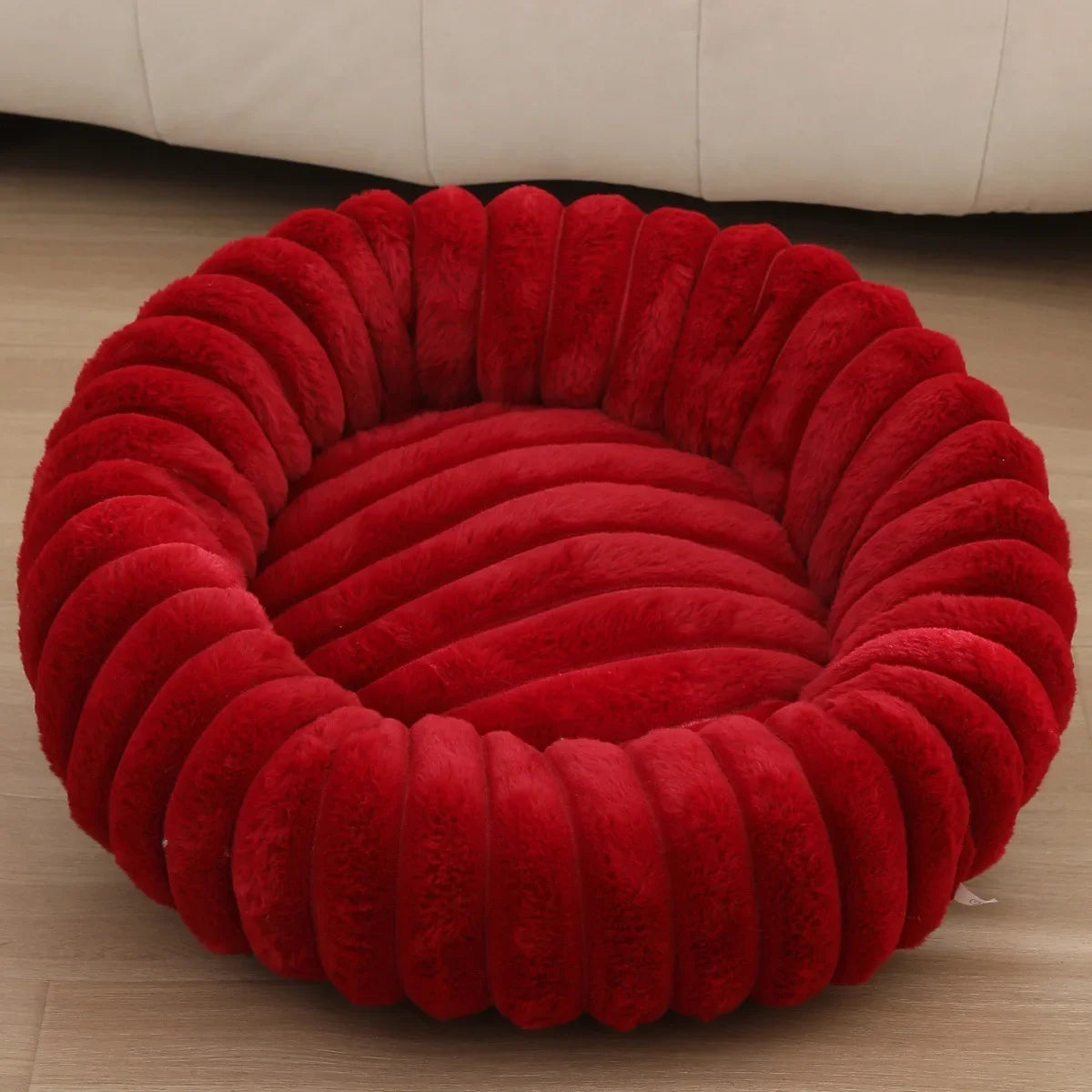 Le Cocon – Panier donut rond moelleux pour chien