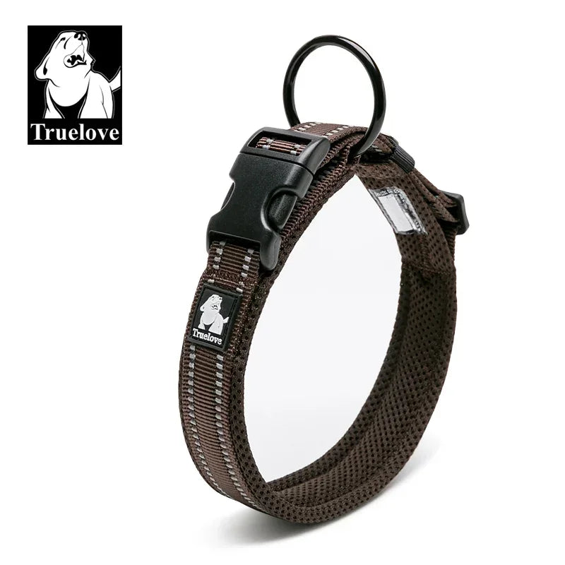Collier pour chien rembourré et réfléchissant – Ajustable
